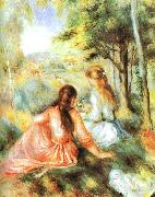 Pierre Renoir In the Meadow oil